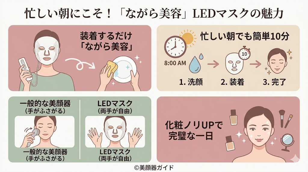 カレントボディLEDマスク-ながら美容