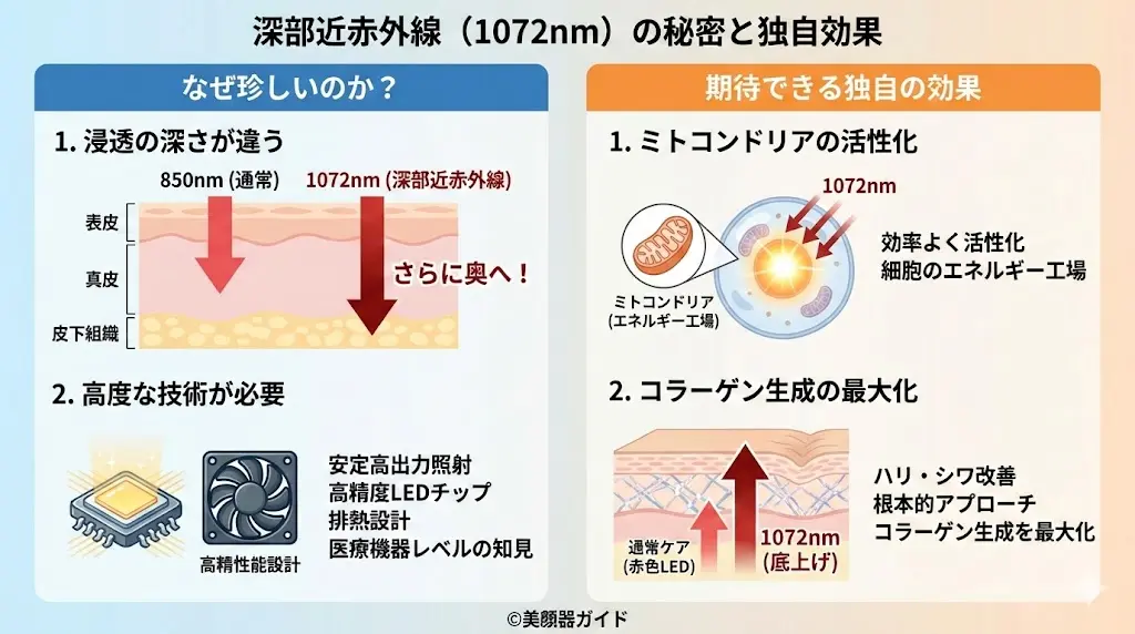 カレントボディLEDマルチライトマスク-深部近赤外線