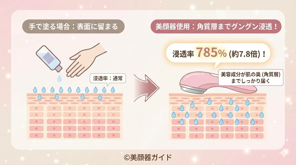 メディキューブ ブースタープロX2-新旧比較-浸透率