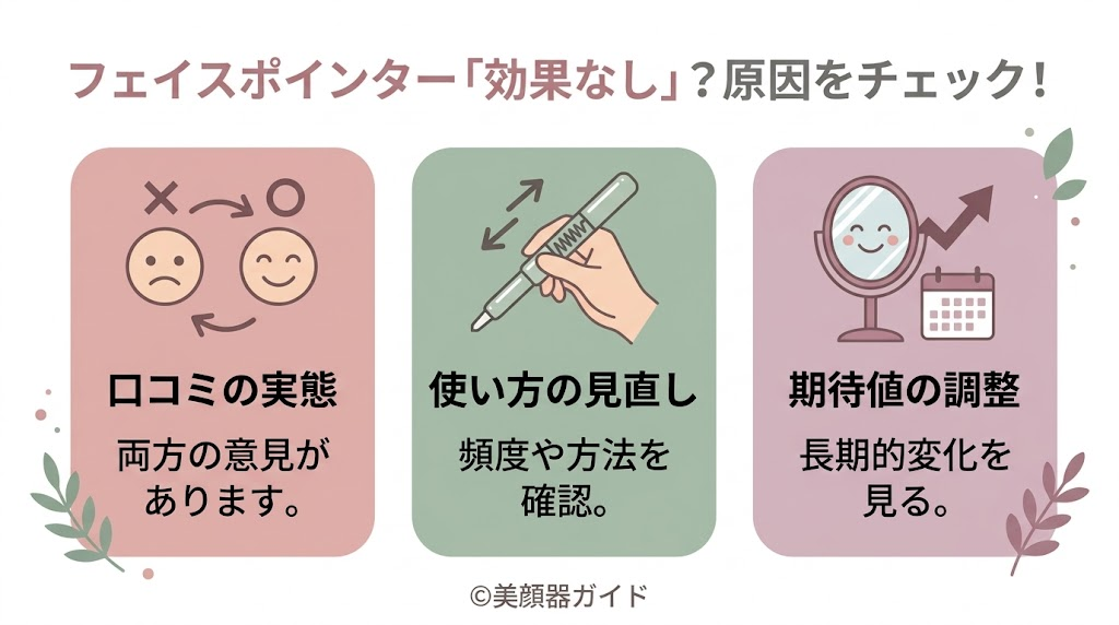 フェイスポインターは効果なしって本当？