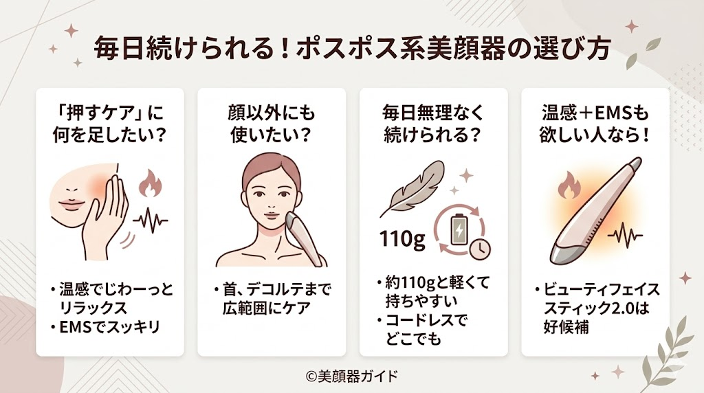 ステラボーテ ビューティフェイススティック2.0-毎日続けやすいか