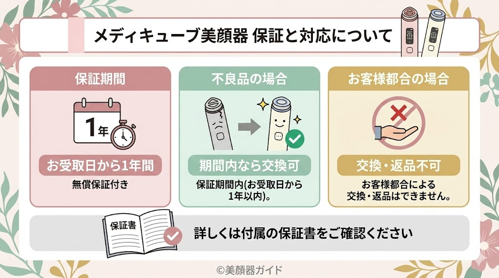 ブースタープロX2-ミニプラス-比較-保証期間は1年間