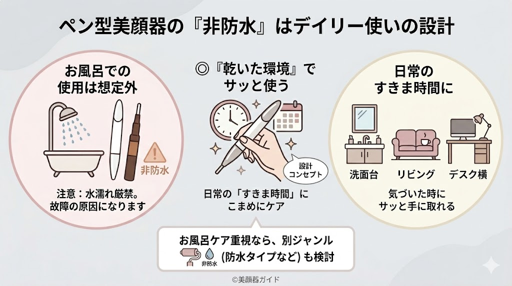シェイプポインター-フェイスポインター-比較-非防水