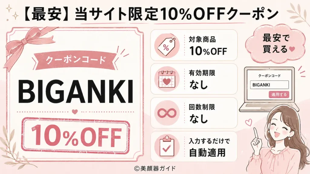 カレントボディ-クーポン-BIGANKI