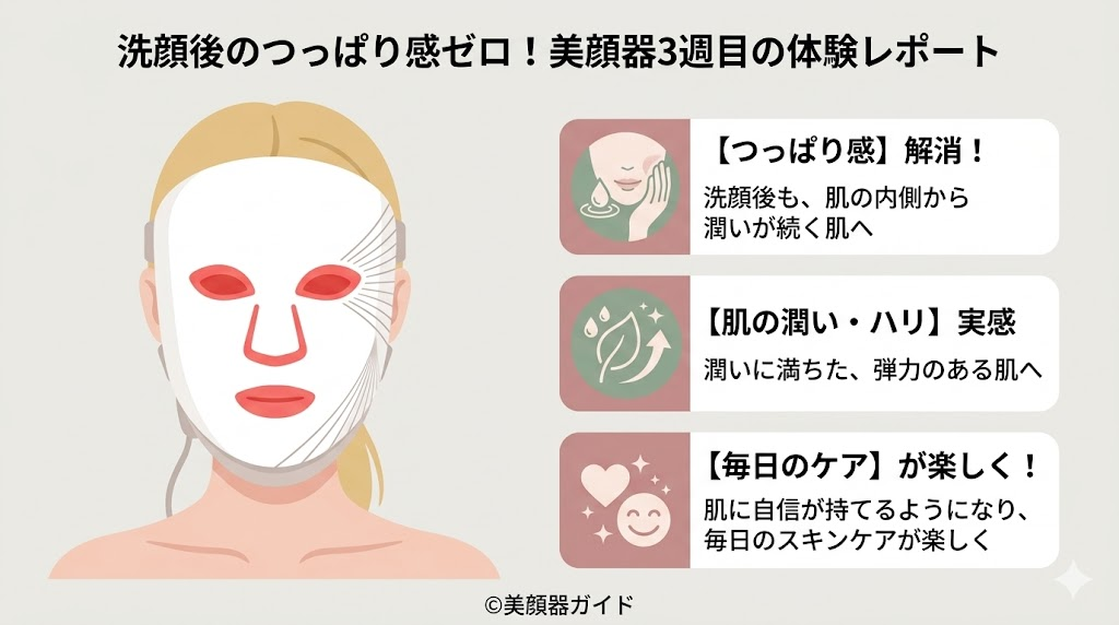 カレントボディLEDマスク-50代-3週間