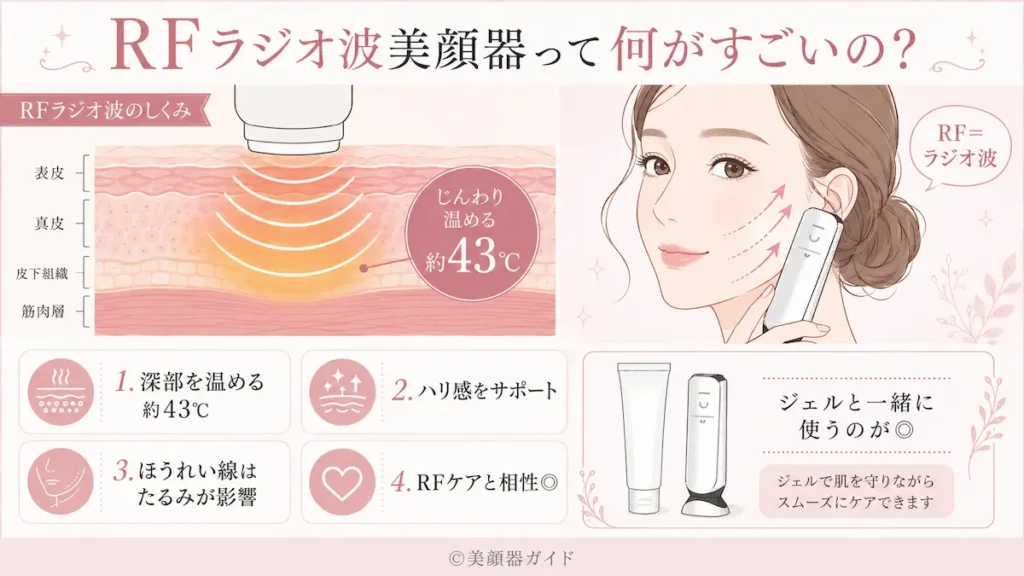 そもそもRFラジオ波美顔器って何がすごいの?