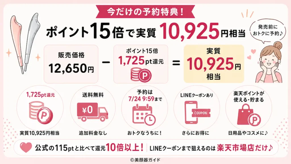 Brighteフェイスハートポインター-予約特典