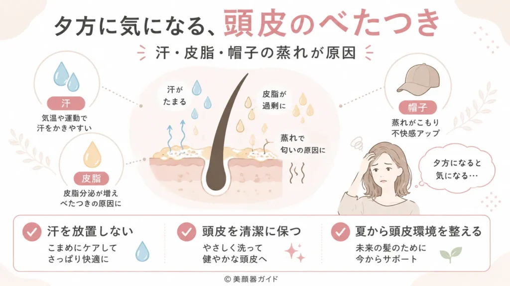 カレントボディ頭皮・頭髪ケアデバイス-汗や皮脂による頭皮のべたつき・匂い