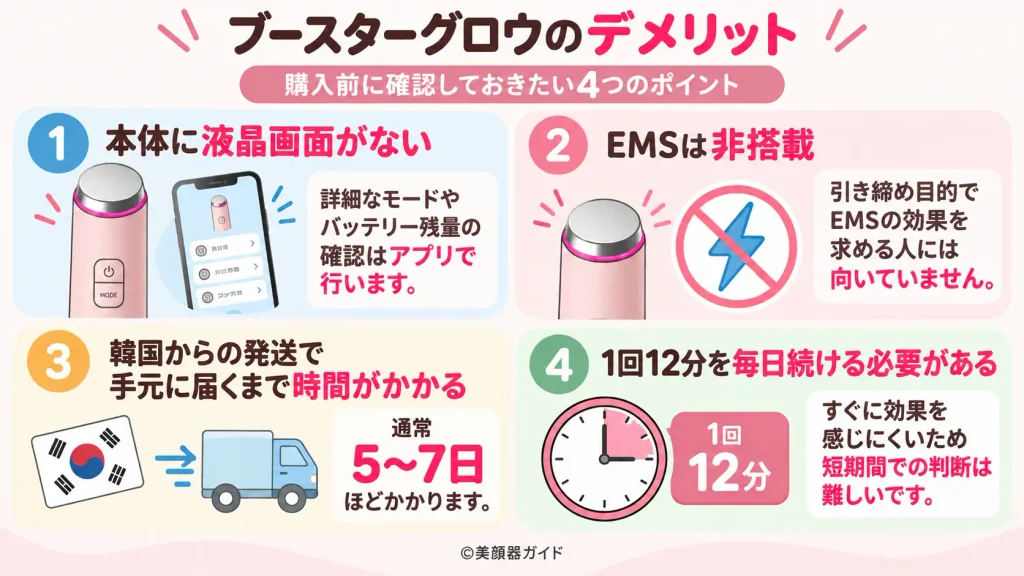ブースターグロウの口コミ：購入前に確認したい4つのデメリット